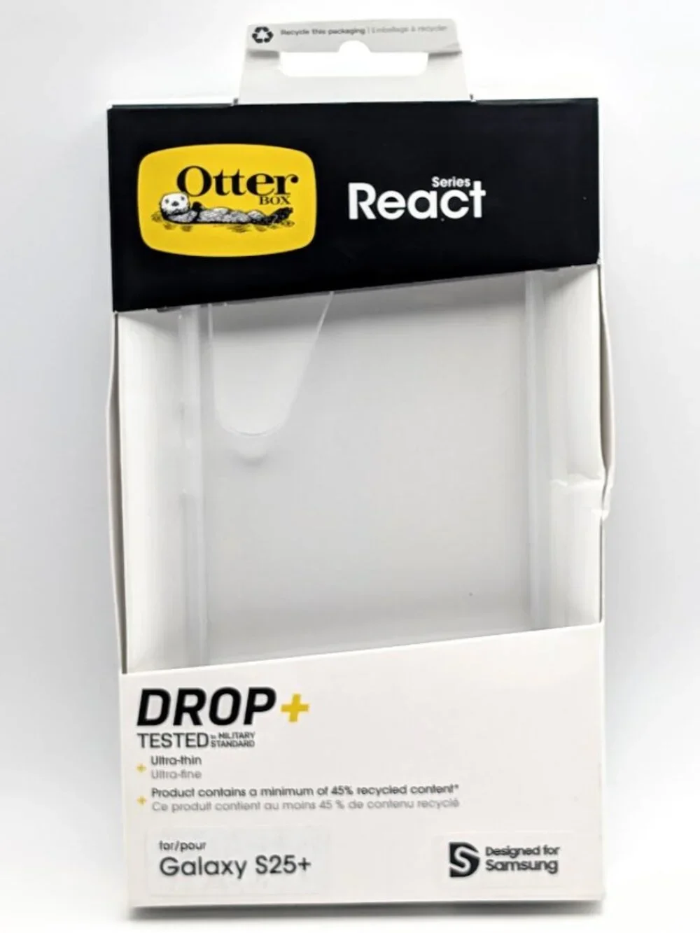 Galaxy S25 Plus OtterBox Samsung React Series Case Clear